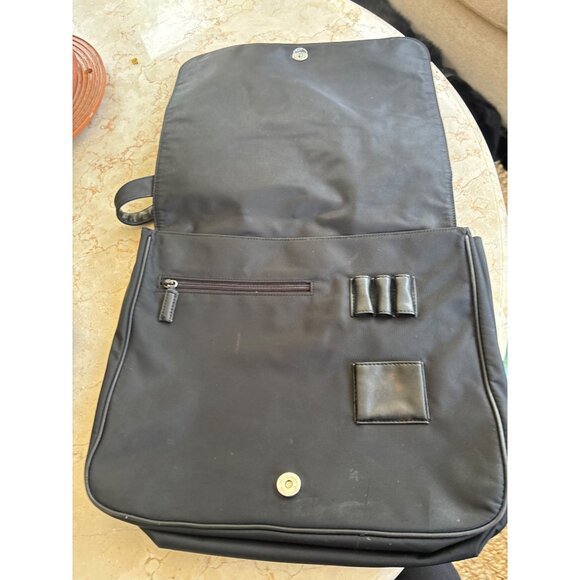 NINE West Black Business Tote Bag Laptop Case - Picture 2 of 16